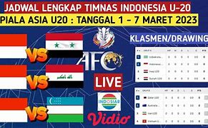 Jadwal Piala Asia U 23 Afc 2024 Indonesia Vs Jepang